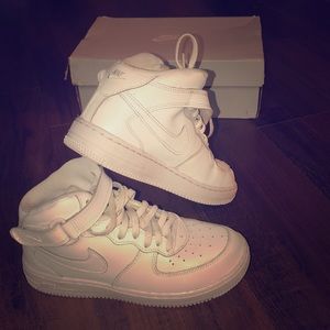 Air Force 1 Nike Kids All White Boy Girl